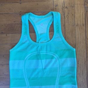Lululemon Swiftly tech racerback tank in green