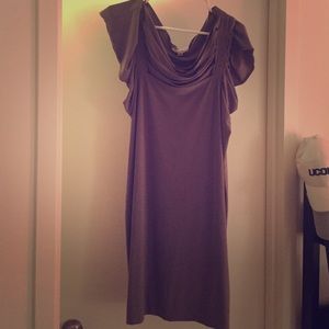 Silver mini dress size large from Banana Republic