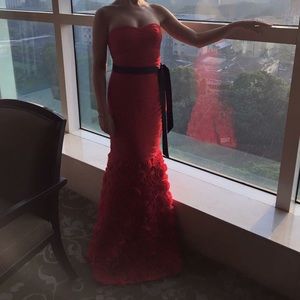 Red evening gown/dress