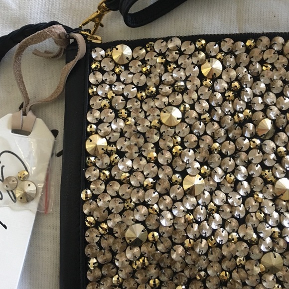 Brand New! Cleobella Studded Fringe Crossbody! - Picture 2 of 4