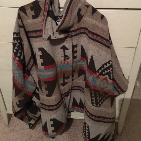 Francesca's tribal oversized poncho