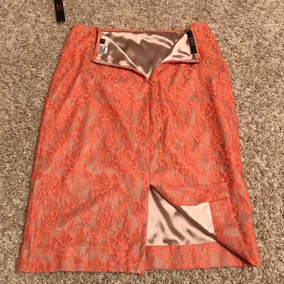 Striped A-Line Skirt In Cotton