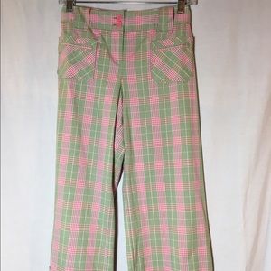 Ann Taylor LOFT Plaid Cropped Pants