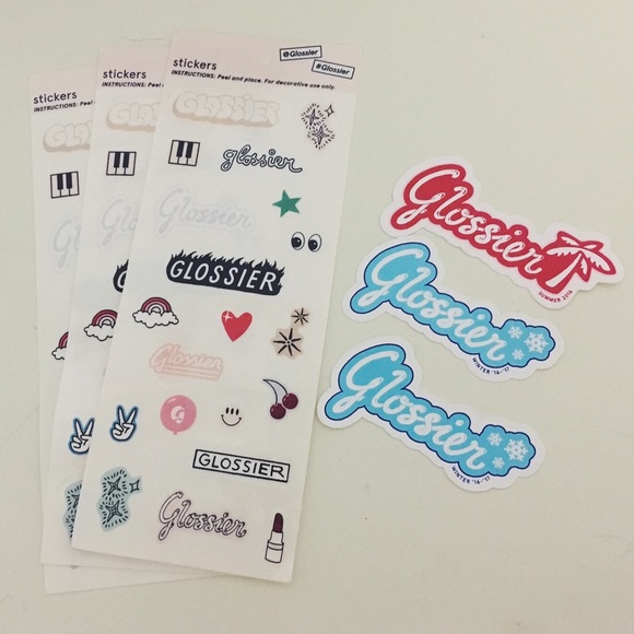 Glossier Stickers