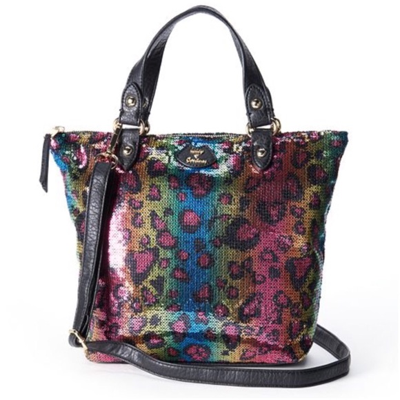 Juicy Couture Handbags - LAST‼️ JUICY COUTURE Leopard Sequin Tote/Crossbody