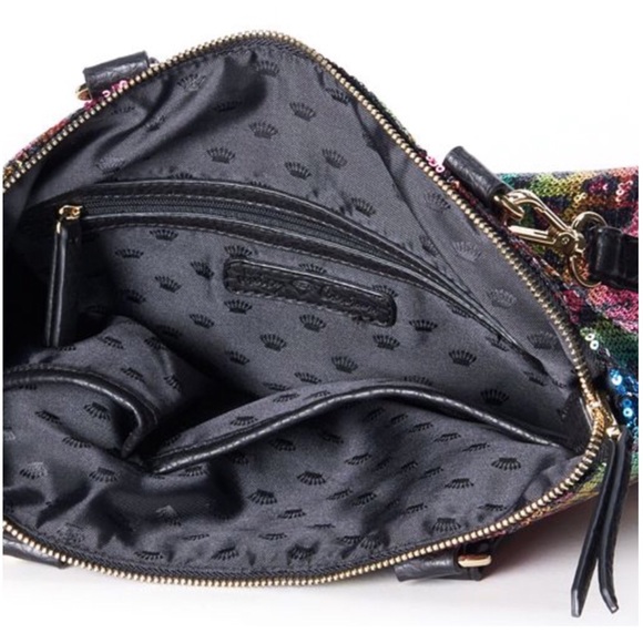 LAST‼️ JUICY COUTURE Leopard Sequin Tote/Crossbody - Picture 3 of 4