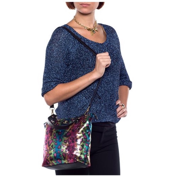 LAST‼️ JUICY COUTURE Leopard Sequin Tote/Crossbody - Picture 4 of 4
