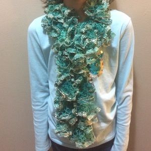 Green cute scarf