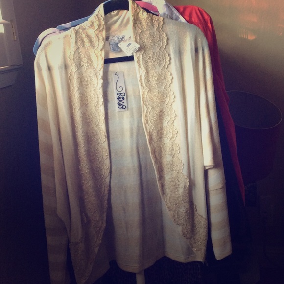 Metallic and gold sweater