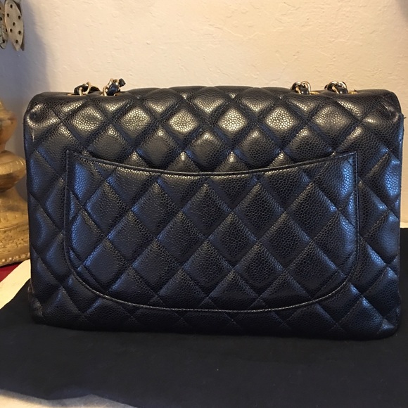 ❌SOLD❌Authentic Chanel single flap caviar leather - Picture 4 of 4