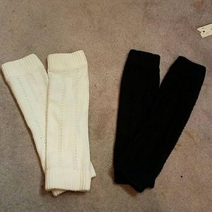 Black and white leg warmers!!