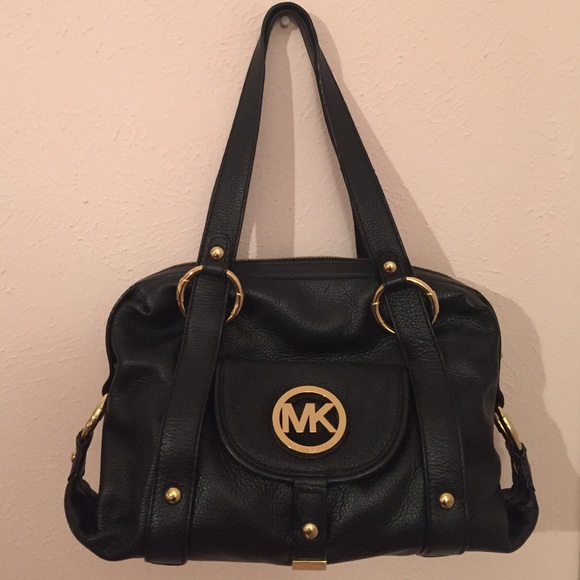 Michael Kors Fulton large satchel in black