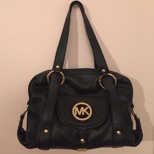 Michael Kors Fulton large satchel in black