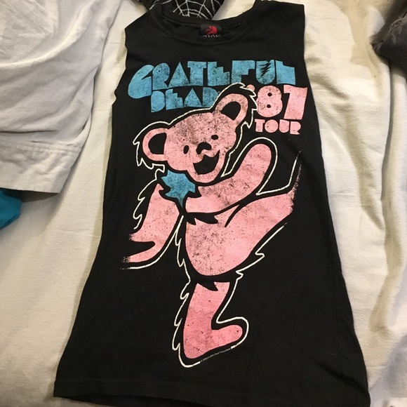 Grateful Dead girls fitted tank