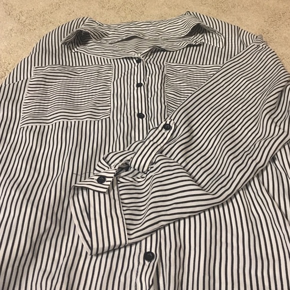 Striped Button-Up