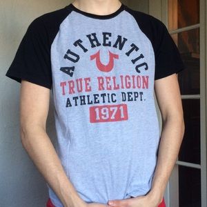 AUTHENTIC True religion ringer tee shirt