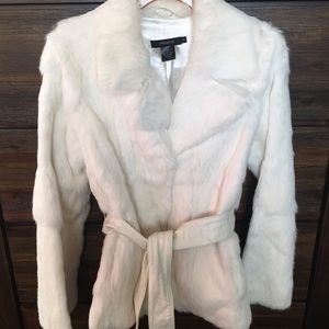 White Genuine Rabbit Arden B.