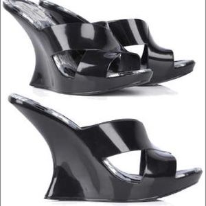 Vivienne Westwood x Melissa rubber slide wedges