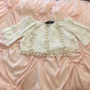 LF Off the shoulder crop top