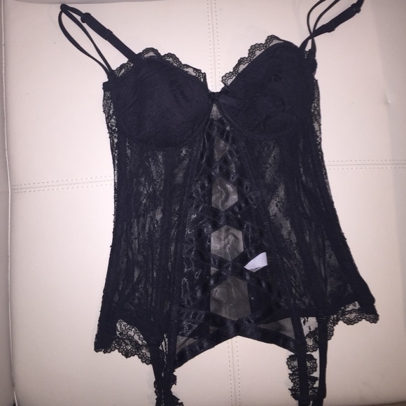 Christies couture Black bustier size 2