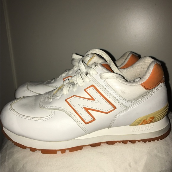 Unique Orange and White New Balance - Picture 2 of 4