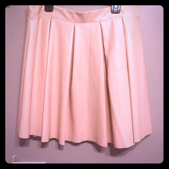 Faux Leather Skirt