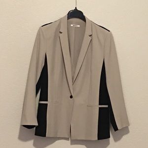 DKNYC Mixed Media Blazer