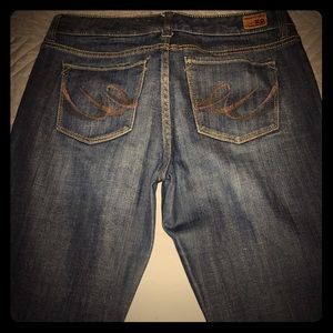 Express X2 boot cut denim jeans