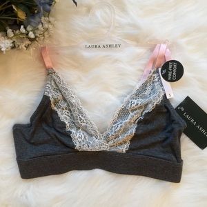 Laura Ashley Lace Trim Bra