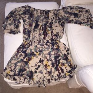 Off the shoulder romper