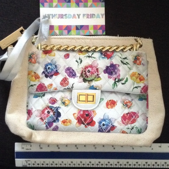Thursday Friday Printed Floral Canvas Tote