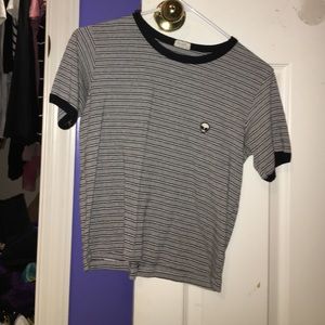 striped alien tee