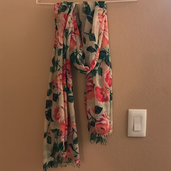 Floral/ rose scarf
