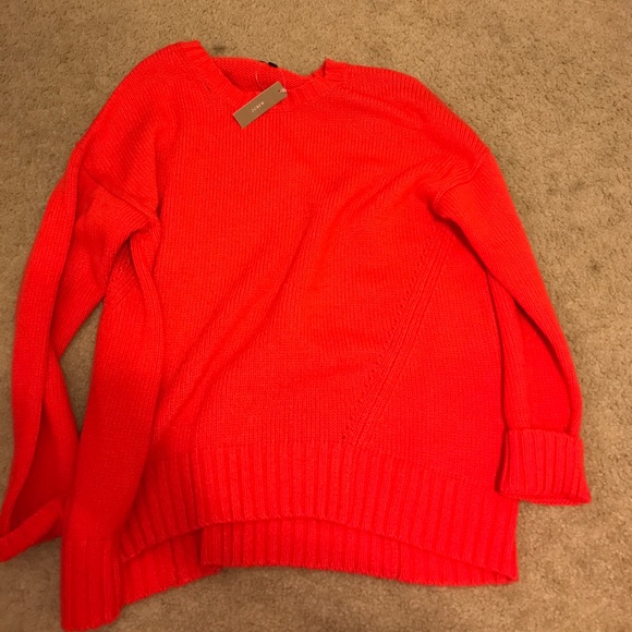 Red J. Crew Sweater