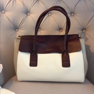 Never used India Hicks Fussy Sarah colorblock bag!