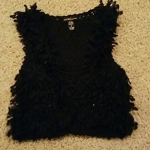 AKIRA Black Label Womens Sweater Vest Medium