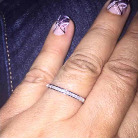 925 sterling silver filled white sapphire - Picture 2 of 4