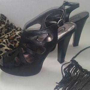 Candie's Adjustable Back Strap High Heels