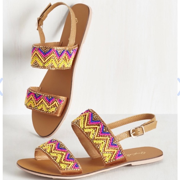 Beaded sandals