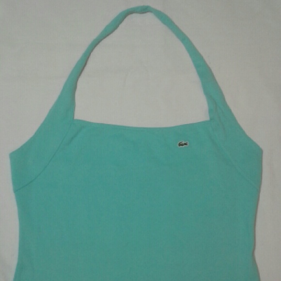 Lacoste Turquoise Halter Top