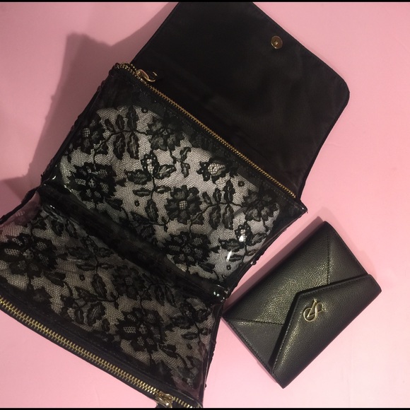 Victoria's Secret Luggage Suitcase Wallet 3pc Set - Picture 2 of 4