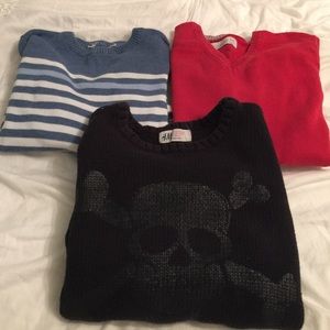 Boys sweaters size 6
