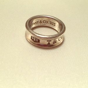 Tiffany and Co silver ring.