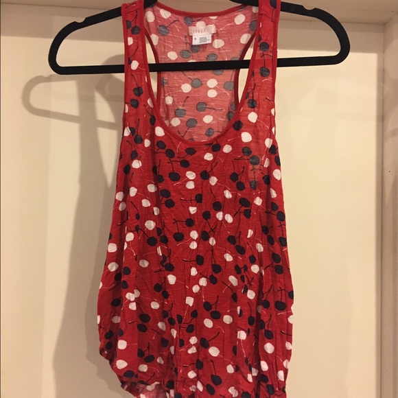 Urban Outfitters red racerback tank