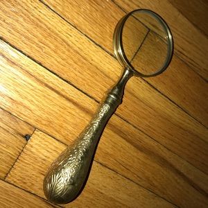 Brass Magnifying Glass