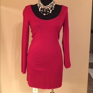 Red Express Holiday Sweater Dress