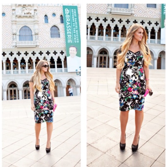 Floral Anthropologie dress