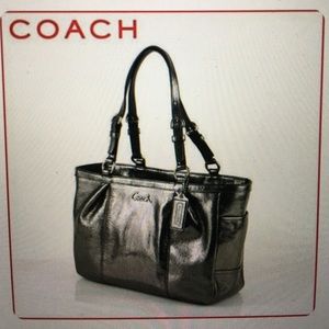 Genuine Coach Gallery Leather East/West Tote