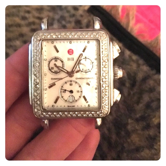 Diamond Michele watch without band