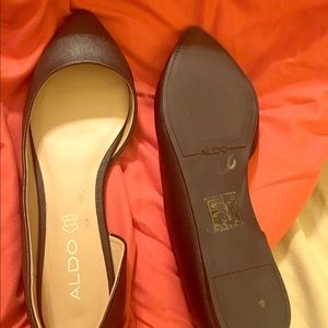 Black Aldo Flats